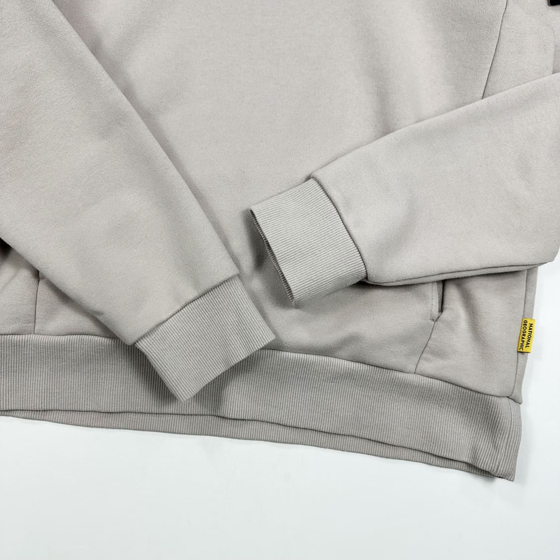 내셔널지오그래픽 와펜 아이보리 후드티 (M) 상품이미지4