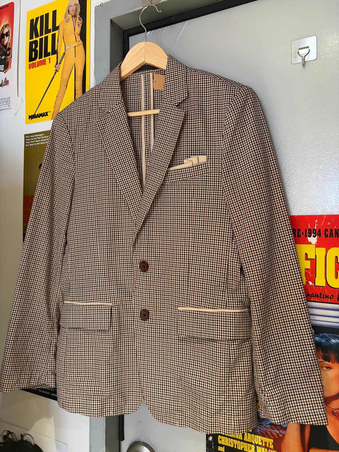 파렌하이트 체크 블레이저자켓 상품이미지1