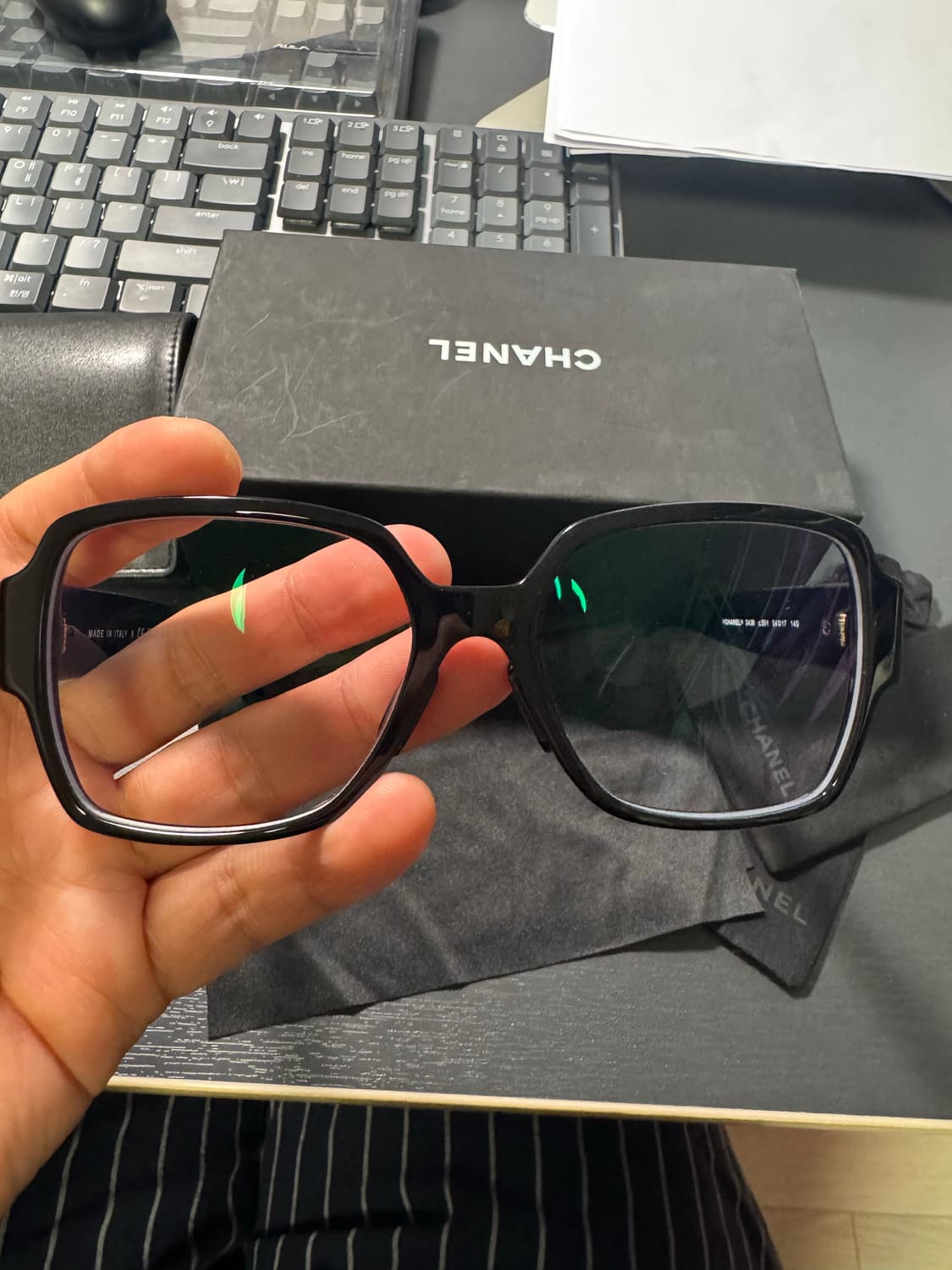 샤넬 하트 안경 샤넬하트 선글라스 지디 안경 (한번착용)  상품이미지6