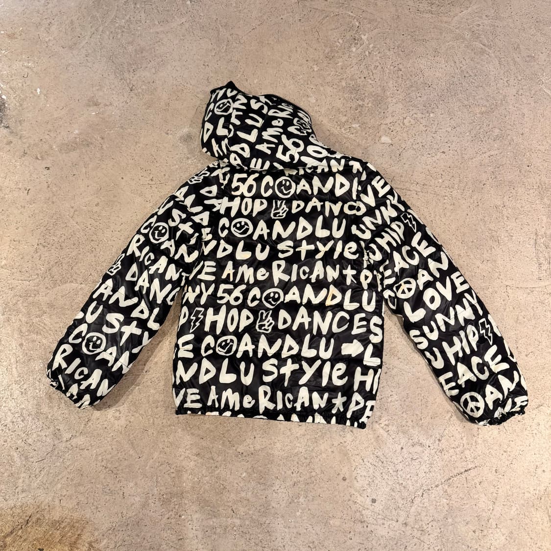 데드스탁 프린팅 패딩 상품이미지6