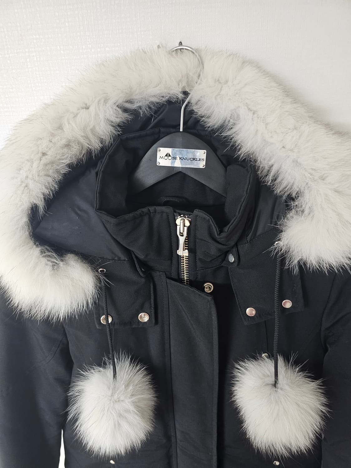 무스너클 22fw 여성 스틸링 화이트퍼(M/정품) 상품이미지3