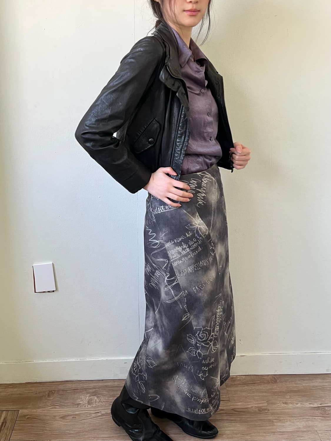 H BIS 레더 크롭 자켓 상품이미지6