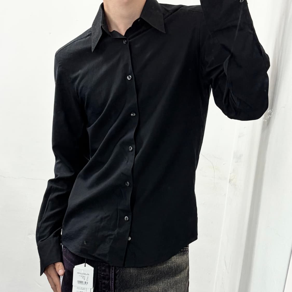 베르사체 컬렉션 블랙 셔츠 상품이미지1