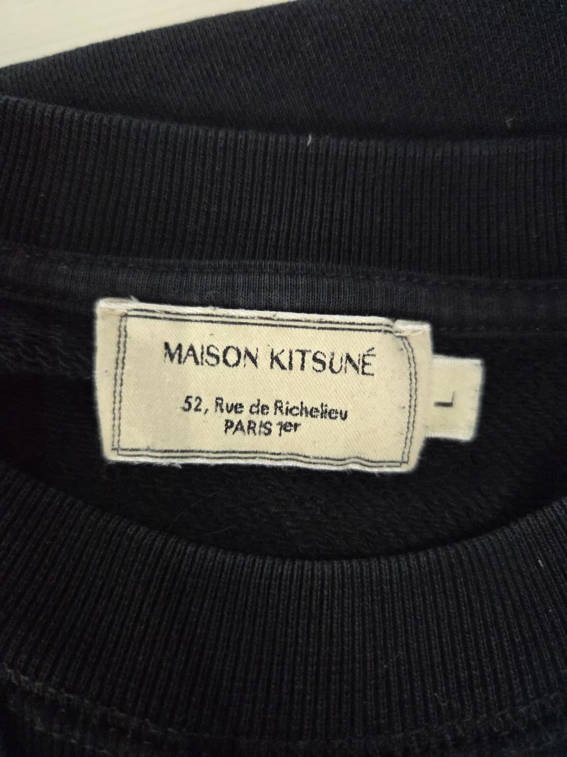 메종키츠네 폭스헤드 패치 맨투맨 상품이미지8