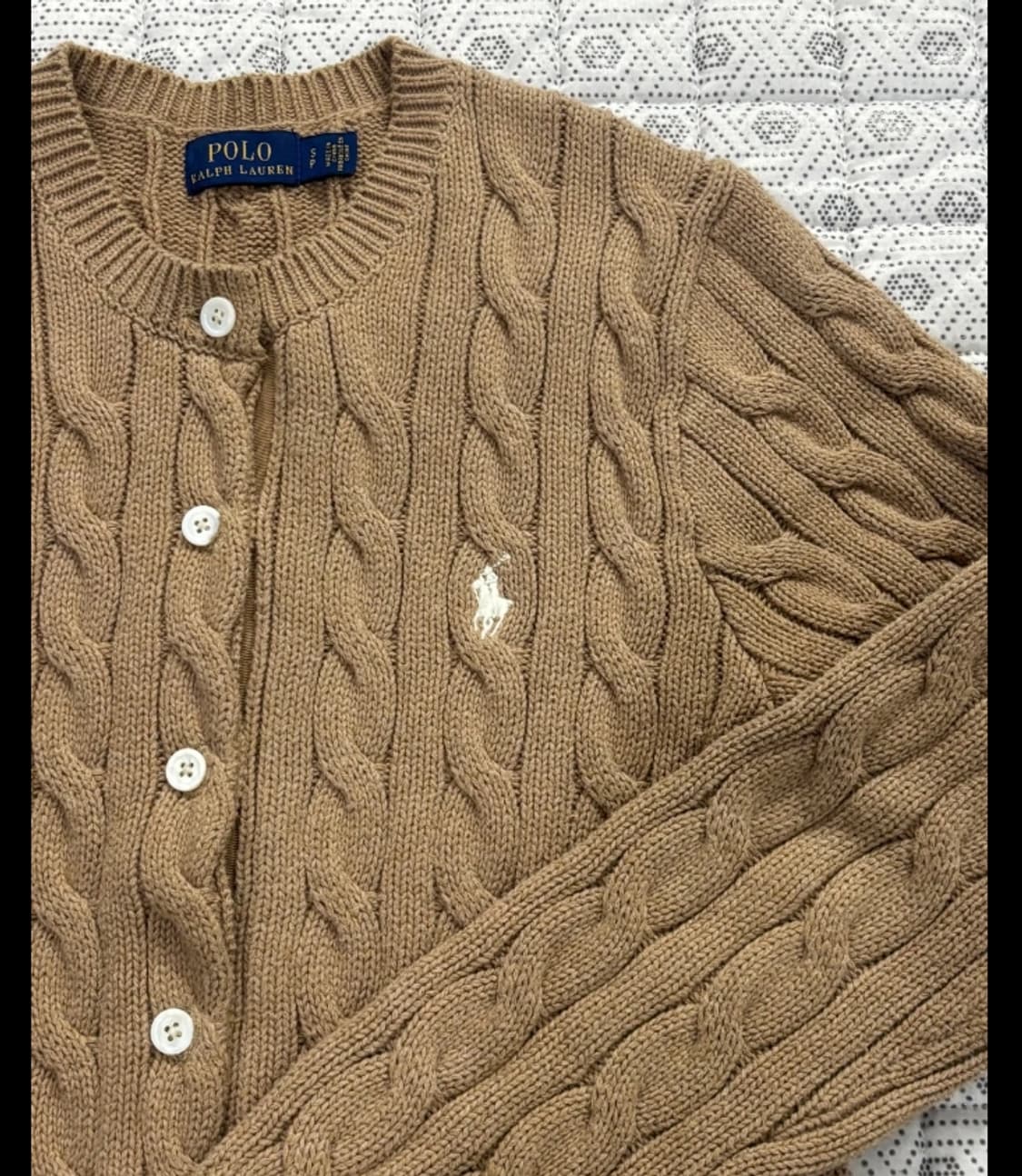 폴로 랄프로렌 케이블 니트 가디건 85 상품이미지1