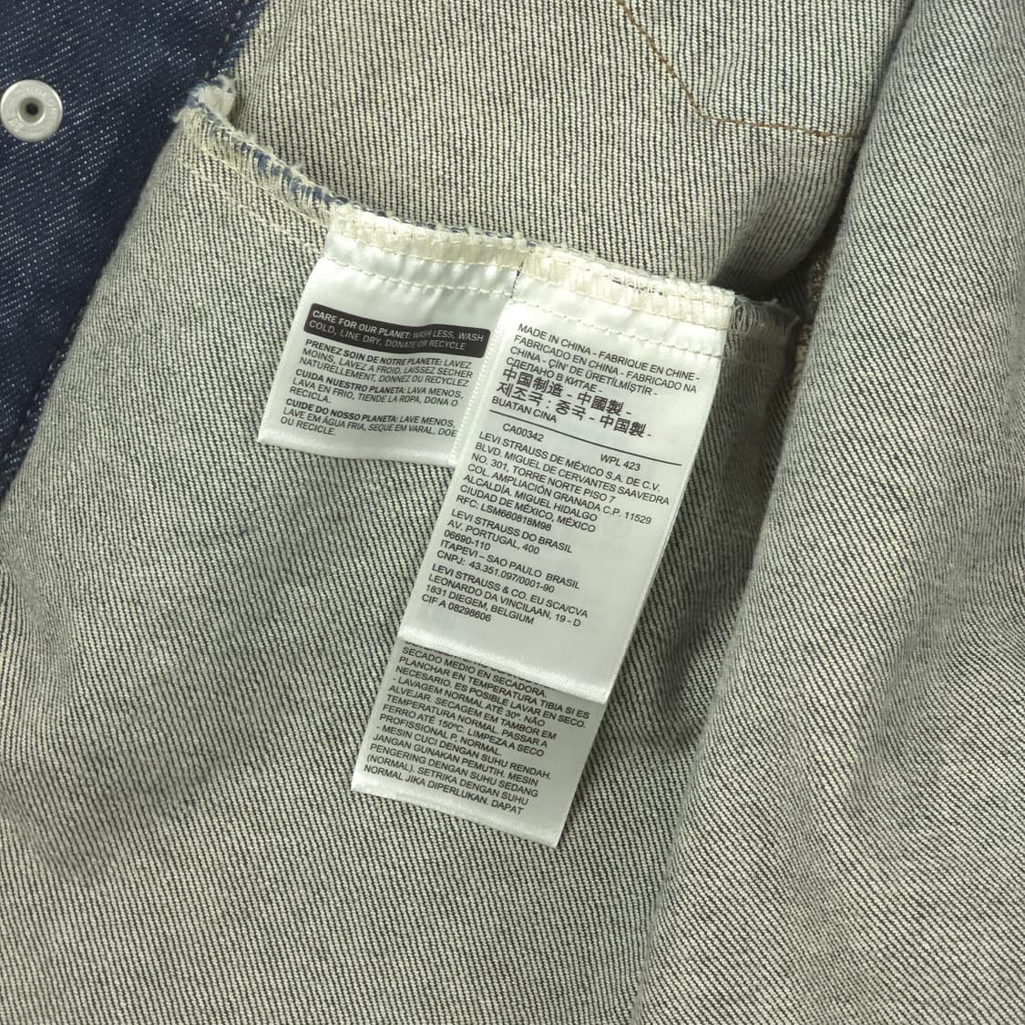 [L] 리바이스 LEJ 엔지니어드 트러커 데님자켓 상품이미지7