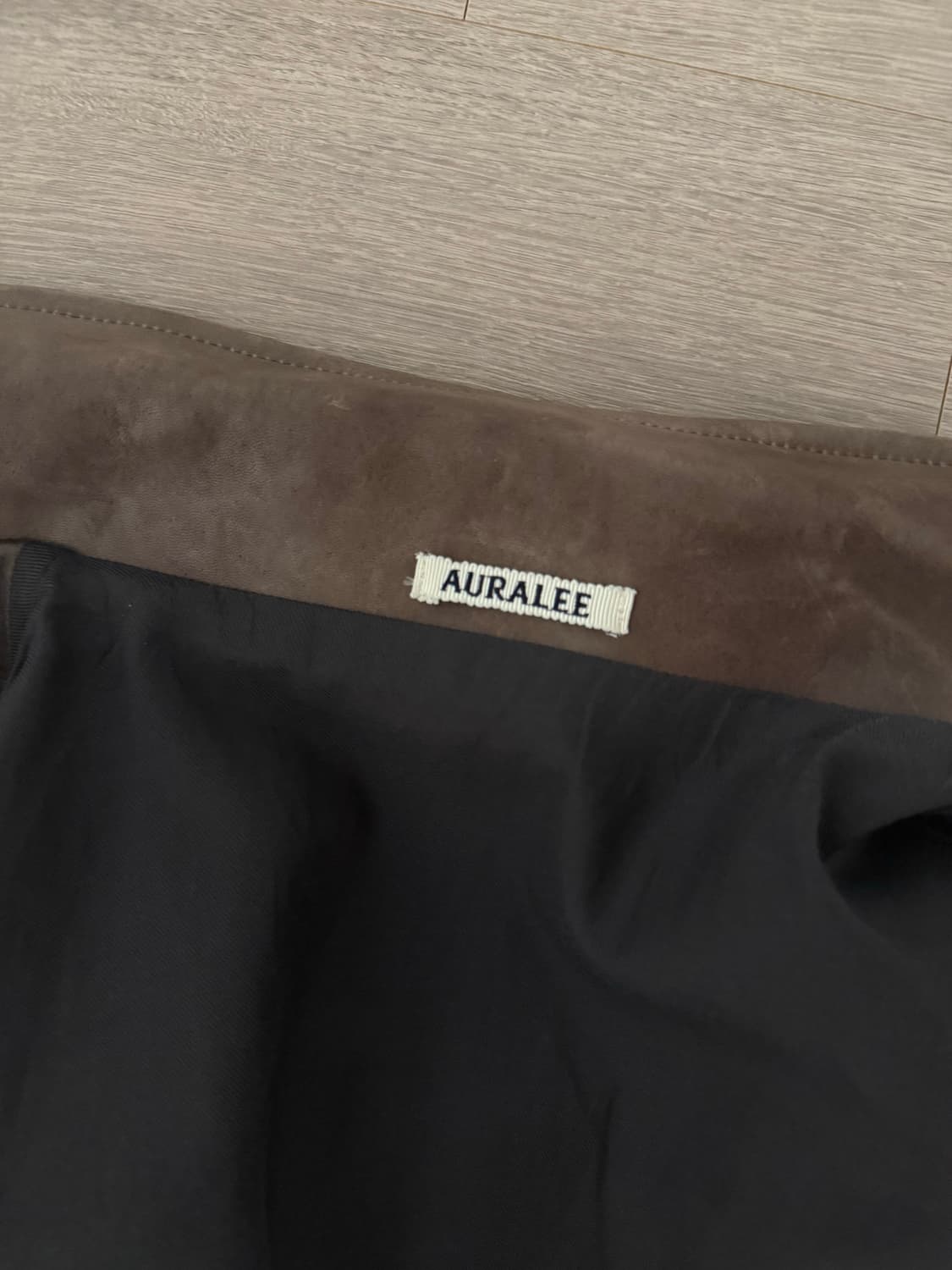 오라리 헤비 램 레더 블루종 4  상품이미지5