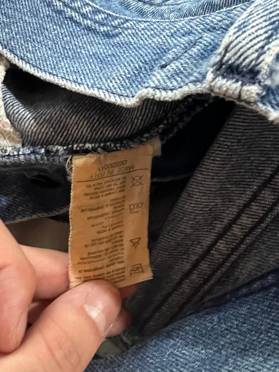 80s stone island denim pants 상품이미지5