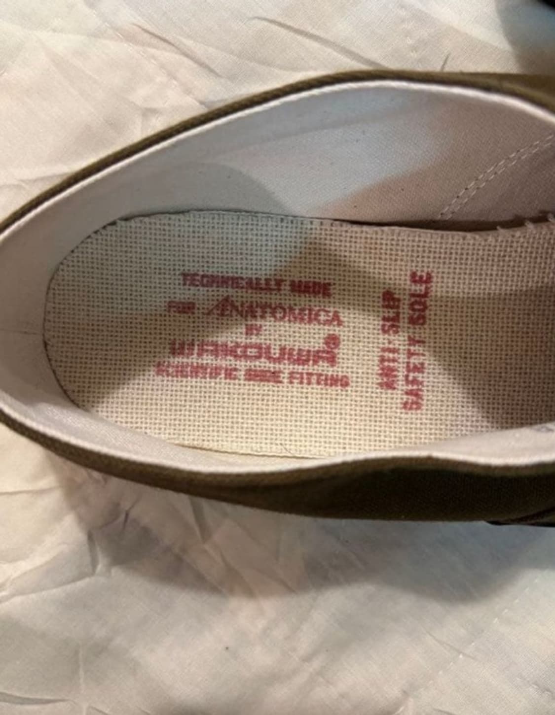 [275] 와쿠와 / 올리브 & 검솔 (1950s 텐트 클로쓰) 상품이미지7