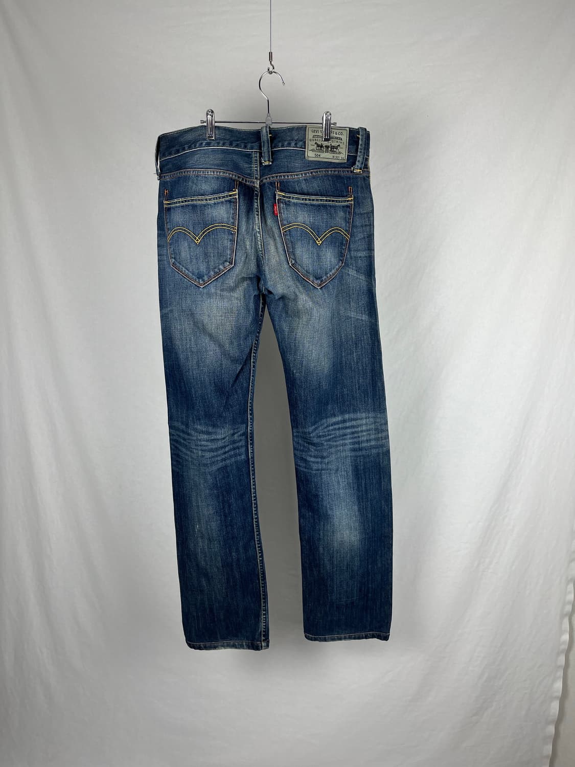 Levi's 504 진청 데님 팬츠 상품이미지6