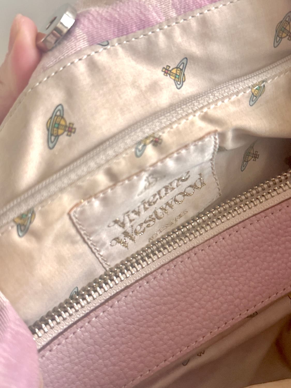 Vivienne westwood 빈티지 핑크 레오파드 백  상품이미지7