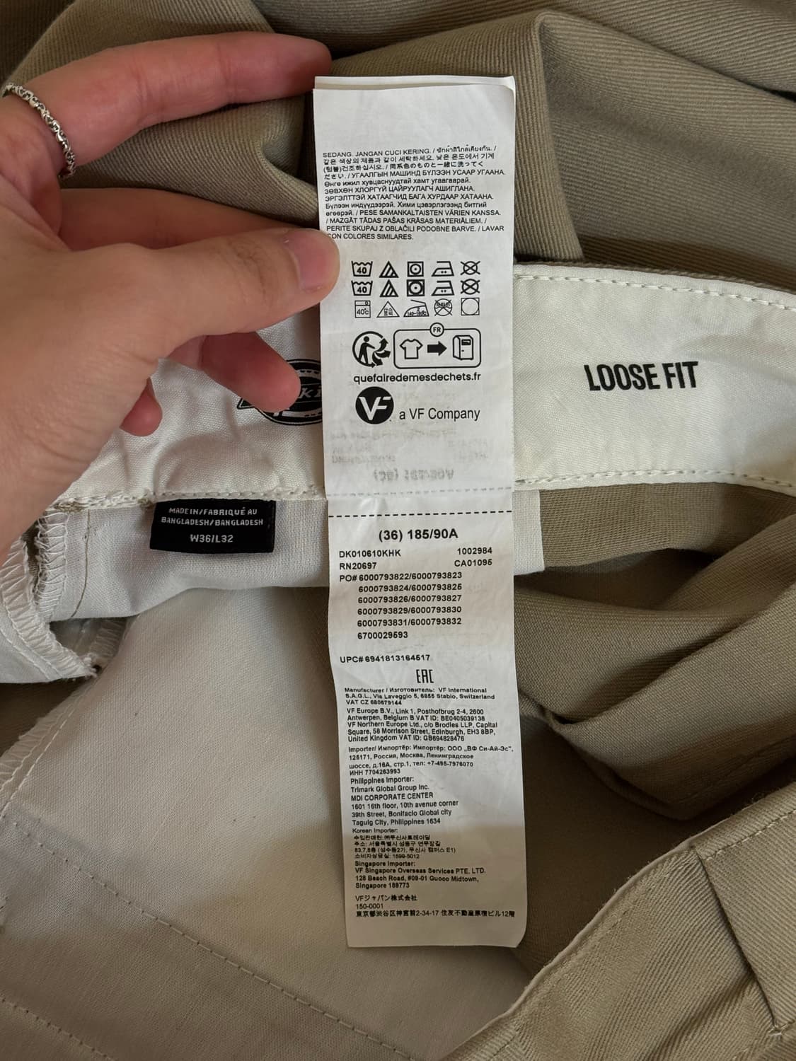 디키즈 더블니 워크팬츠   상품이미지10