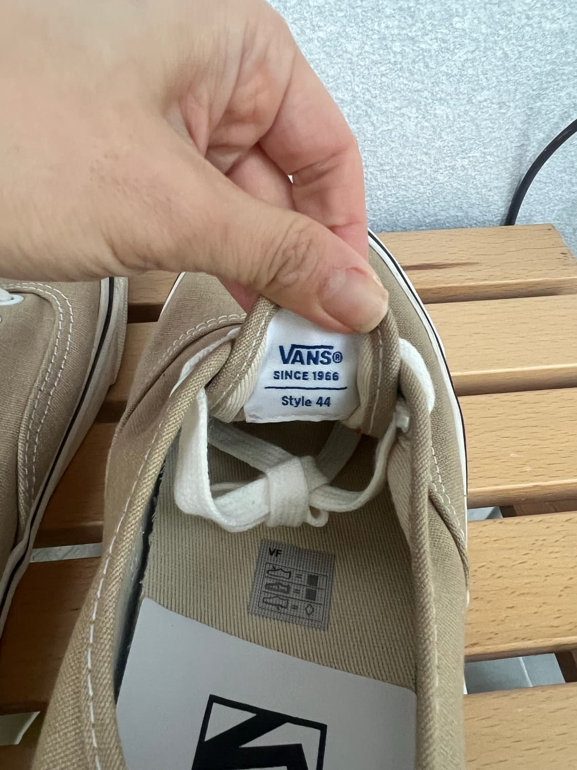 반스 스타일 44 어센틱 베이지 (235mm) 상품이미지4