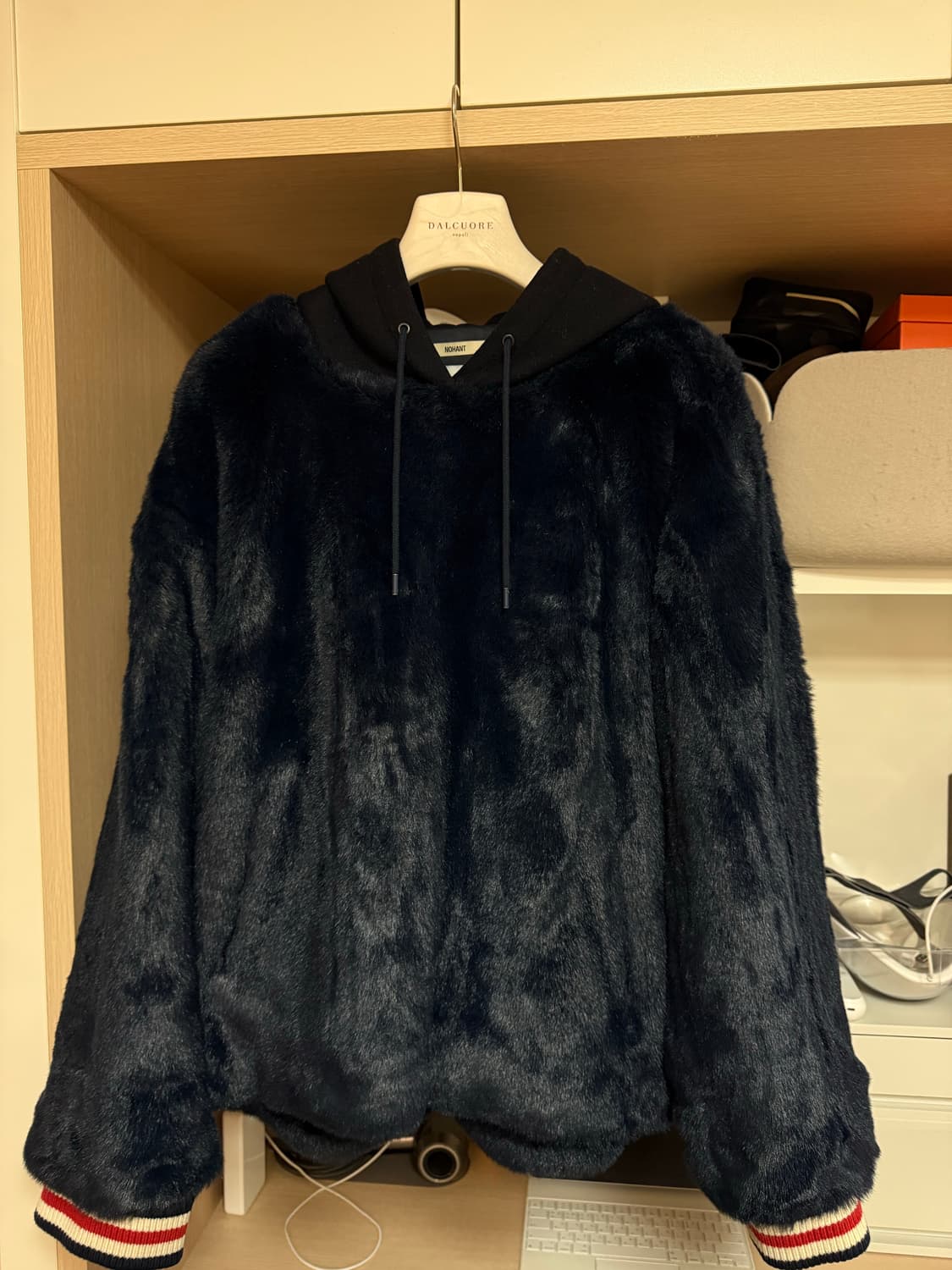 노앙 faux fur후드 OS (한정판) 상품이미지1