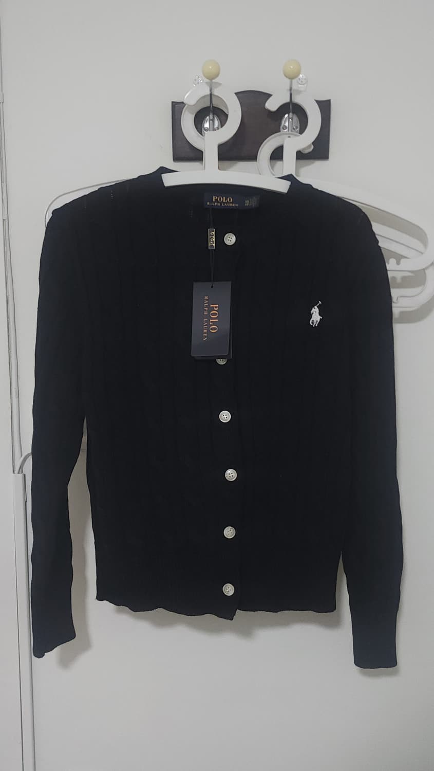 폴로 랄프로렌 꽈배기 가디건 블랙 XS 상품이미지2
