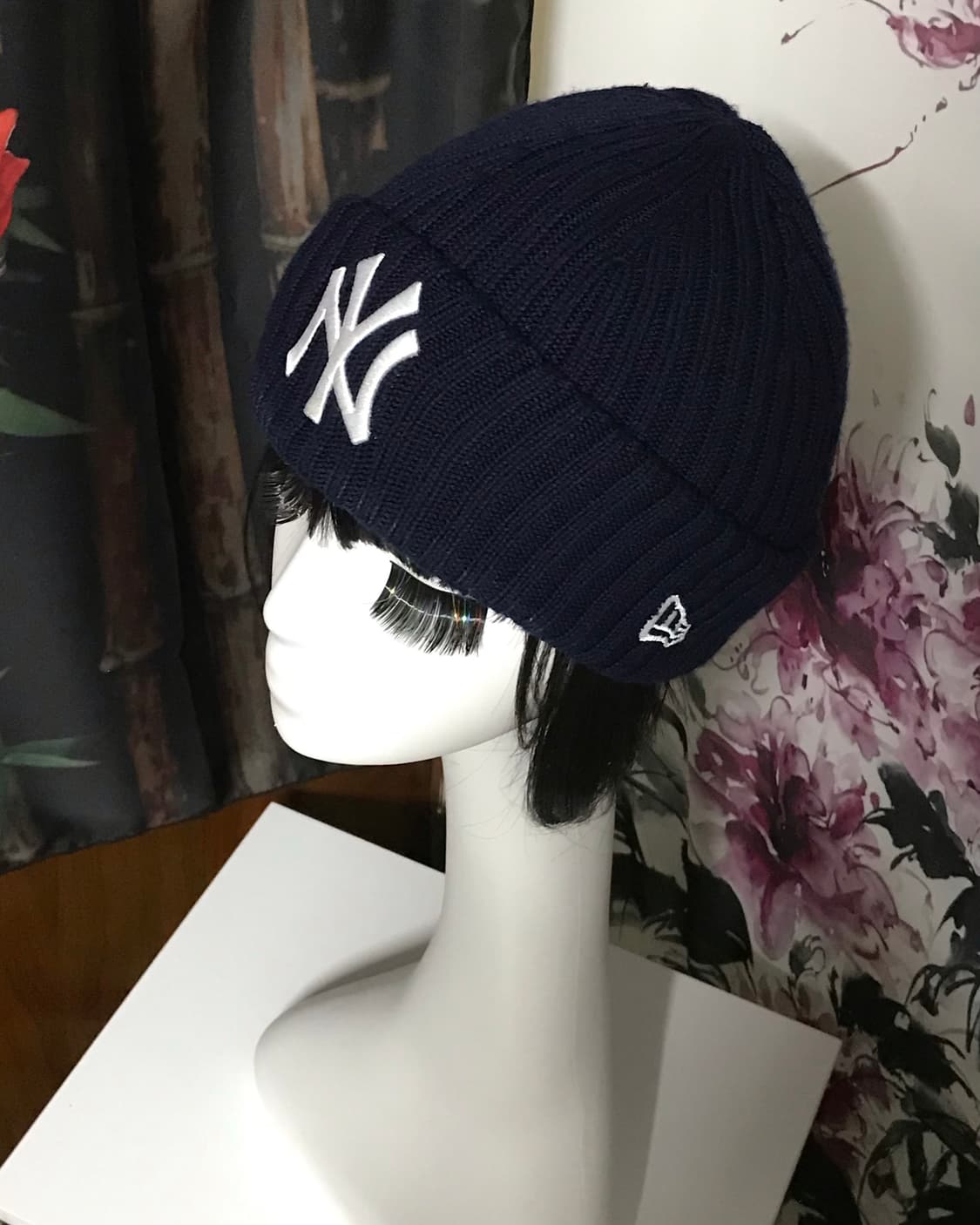 MLB 뉴욕 양키스 빅 립 커프 네이비 비니 상품이미지2
