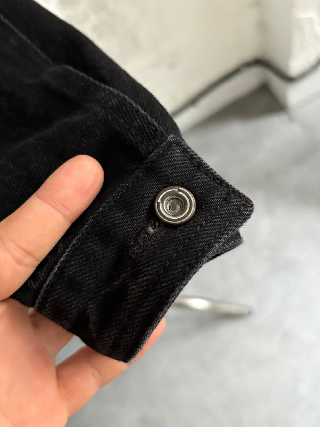 loading room 로딩룸 블랙 데님 자켓 상품이미지6