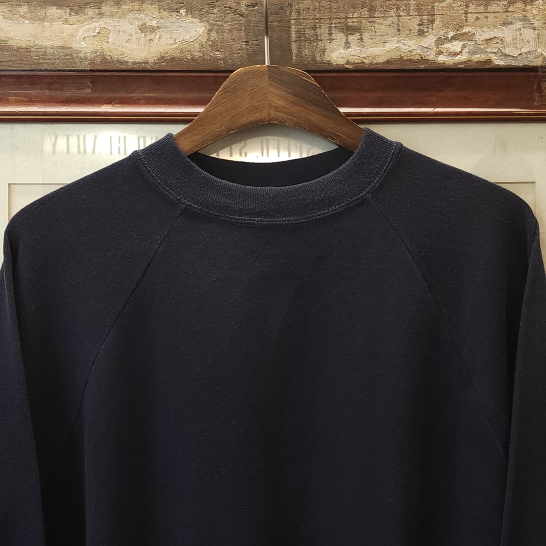 90s 빈티지 스웻셔츠 플레인 스웻셔츠 블루 그레이 M 상품이미지3