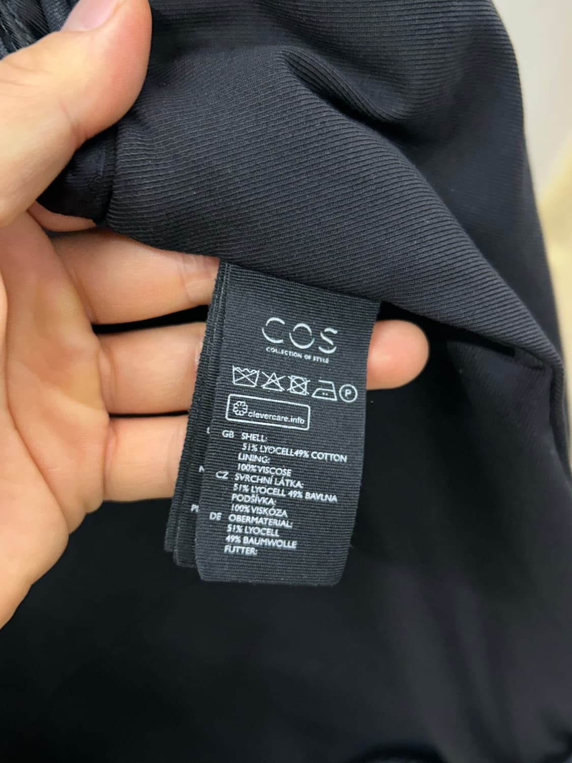 코스(cos) 블랙 봄버 자켓 상품이미지7