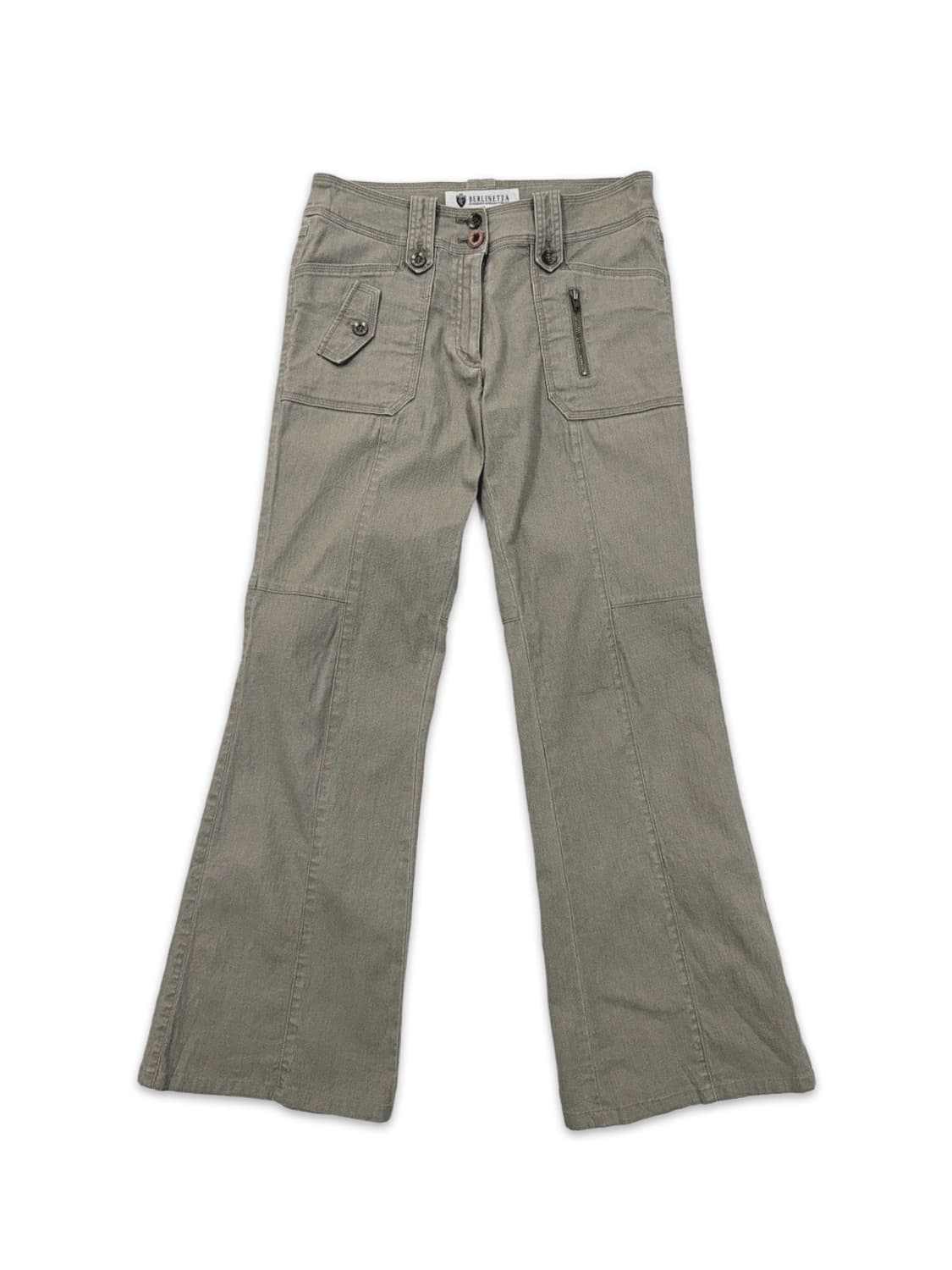 빈티지 BERLINETTA 포켓 와이드 부츠컷 팬츠 상품이미지1
