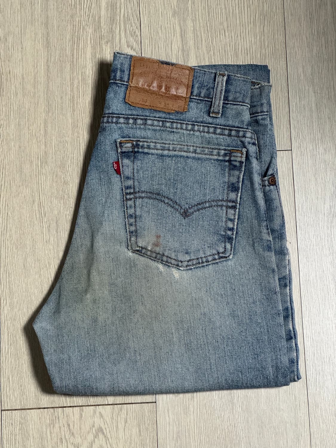 90s USA 빈티지 리바이스 550 미국제 31x30(실측30x26) 상품이미지4