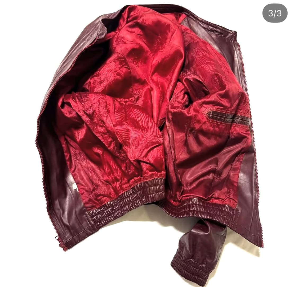 80s 레더 자켓 상품이미지3