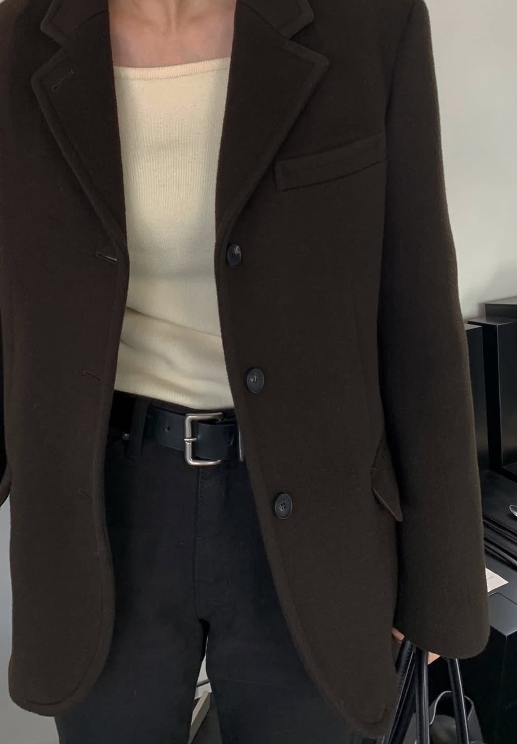 무아르무스 울블레이저 카키브라운 상품이미지6