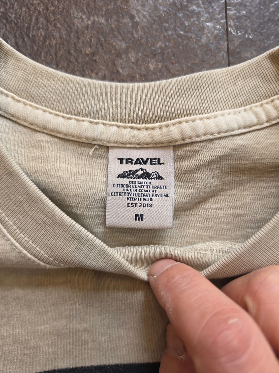 트래블(TRAVEL) 리즌 트레일 피그먼트 롱 슬리브 M 상품이미지3