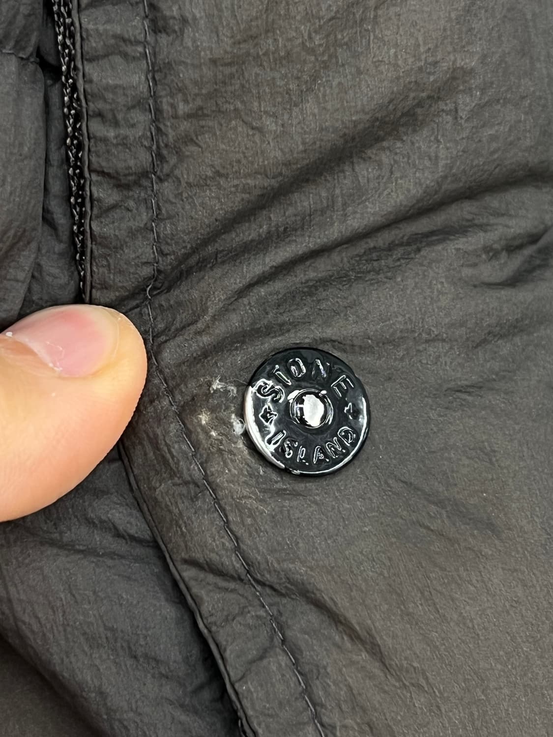 스톤아일랜드 와펜 가먼트다잉 패딩 베스트 상품이미지10