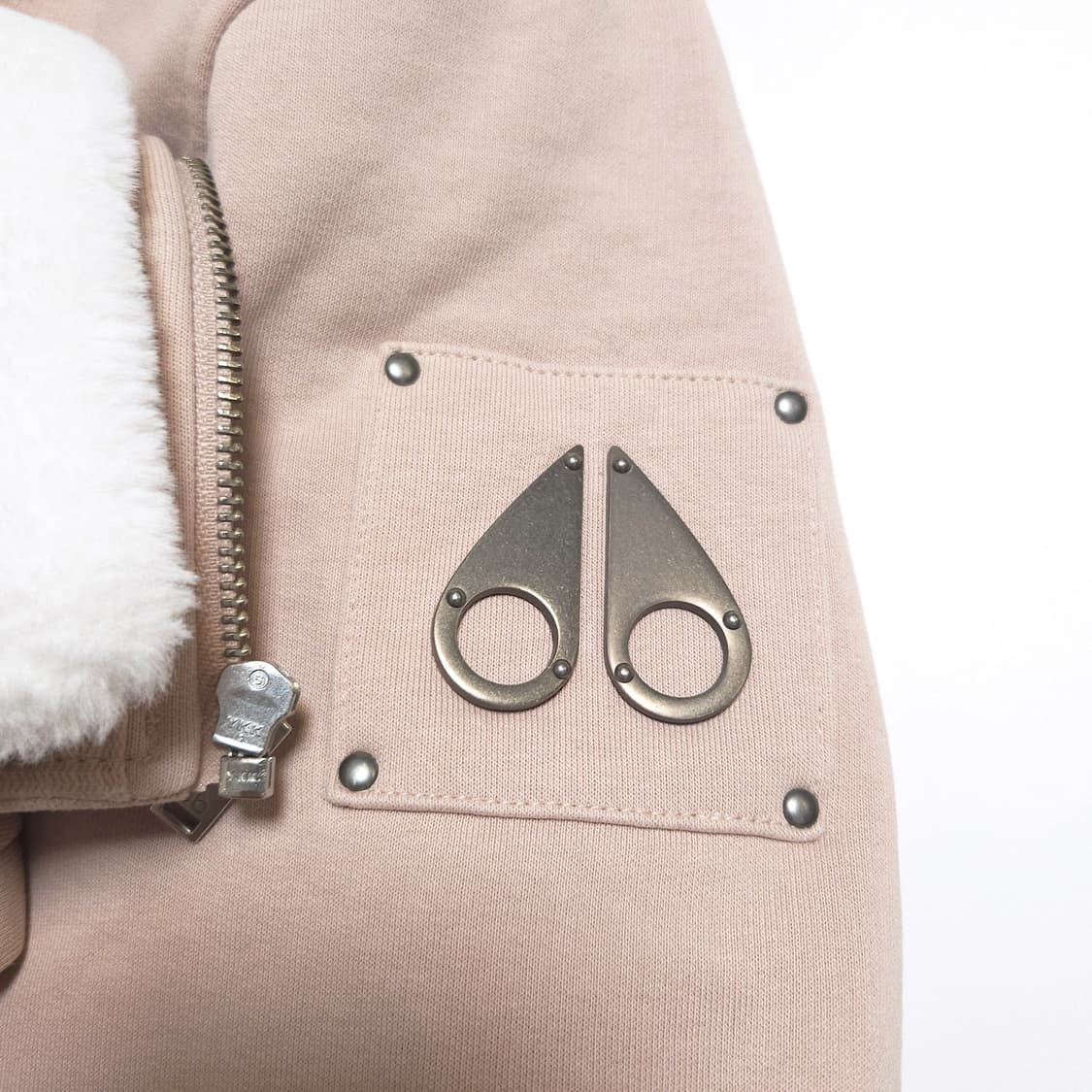 무스너클 우먼 버니스웨터 후드 집업 자켓 로즈 상품이미지7