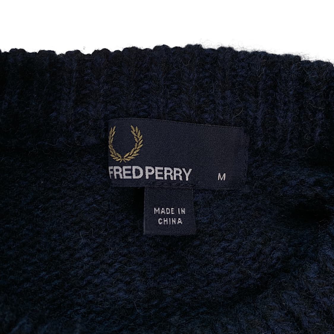 프레드페리 울 니트 M 상품이미지2