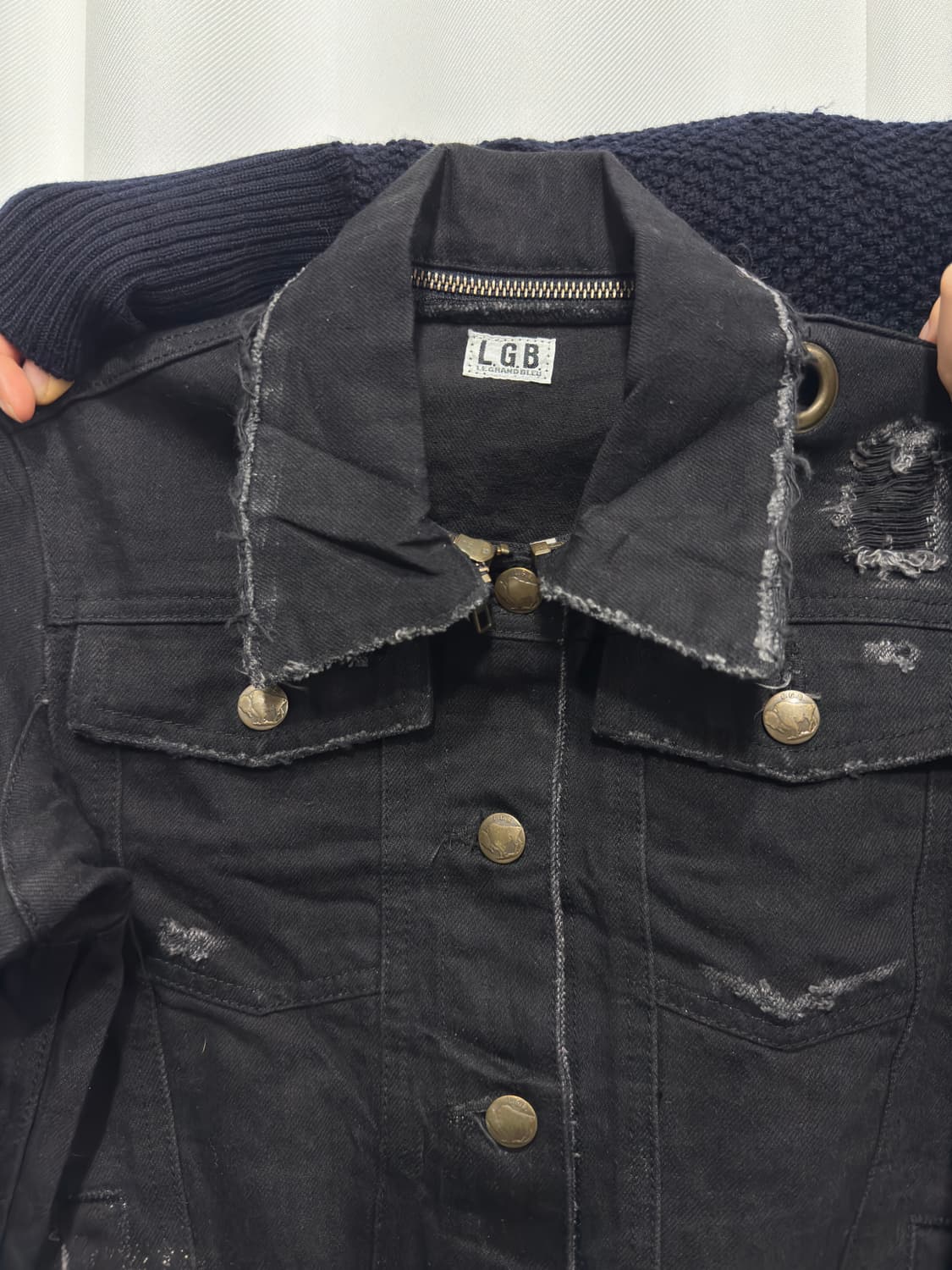 lgb damage denim jacket 상품이미지7