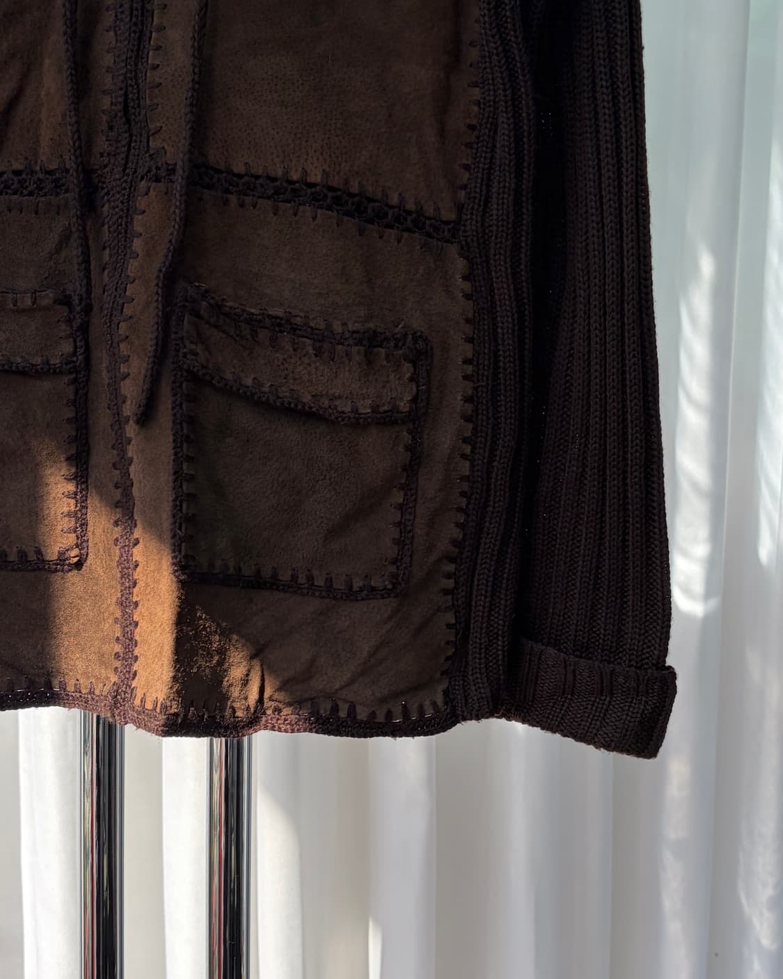 [S-M]Crazy Angel JPN 스웨이드 후드 니트 집업 상품이미지5