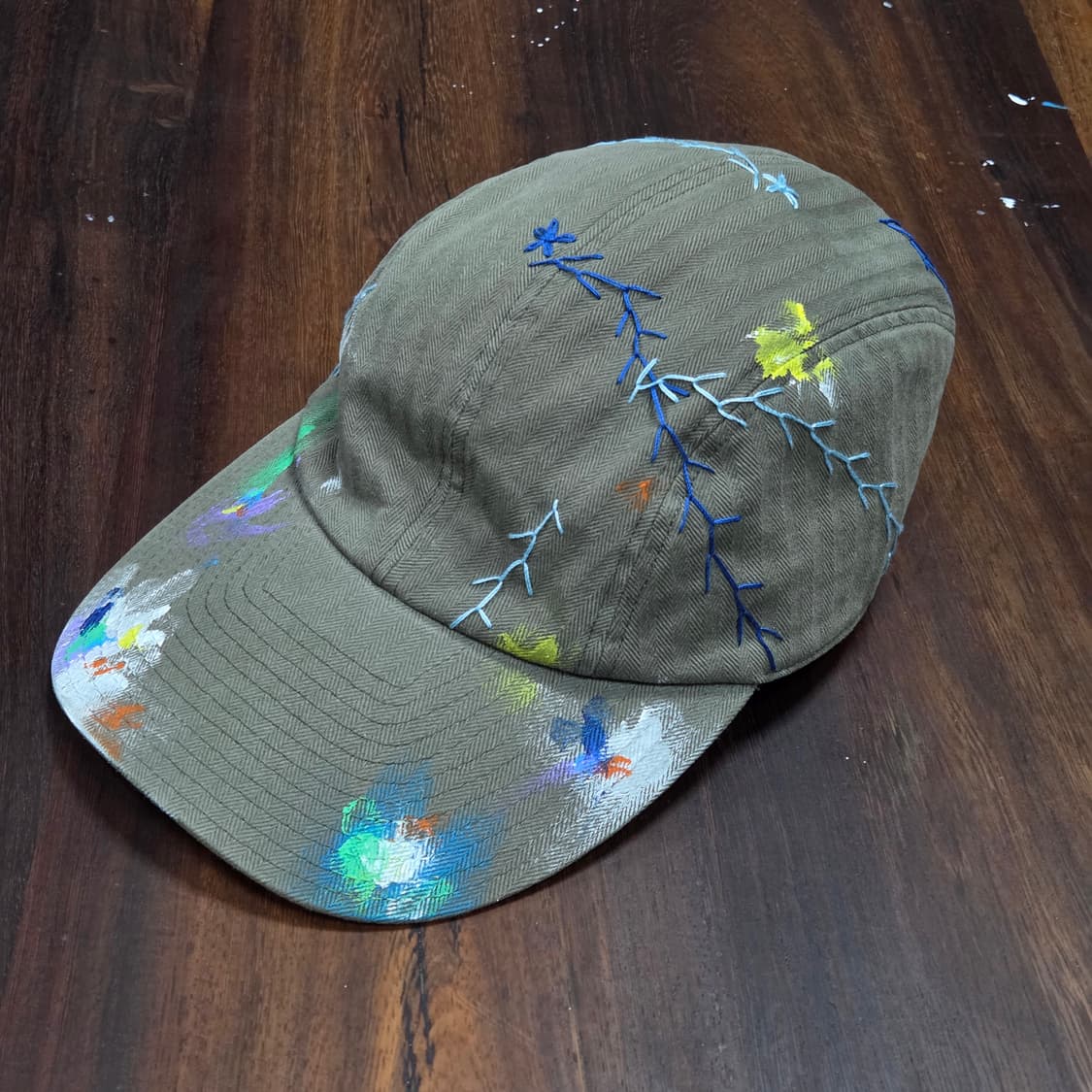 S.O/ 핸드페인팅, 자수 커스텀 캡 상품이미지6