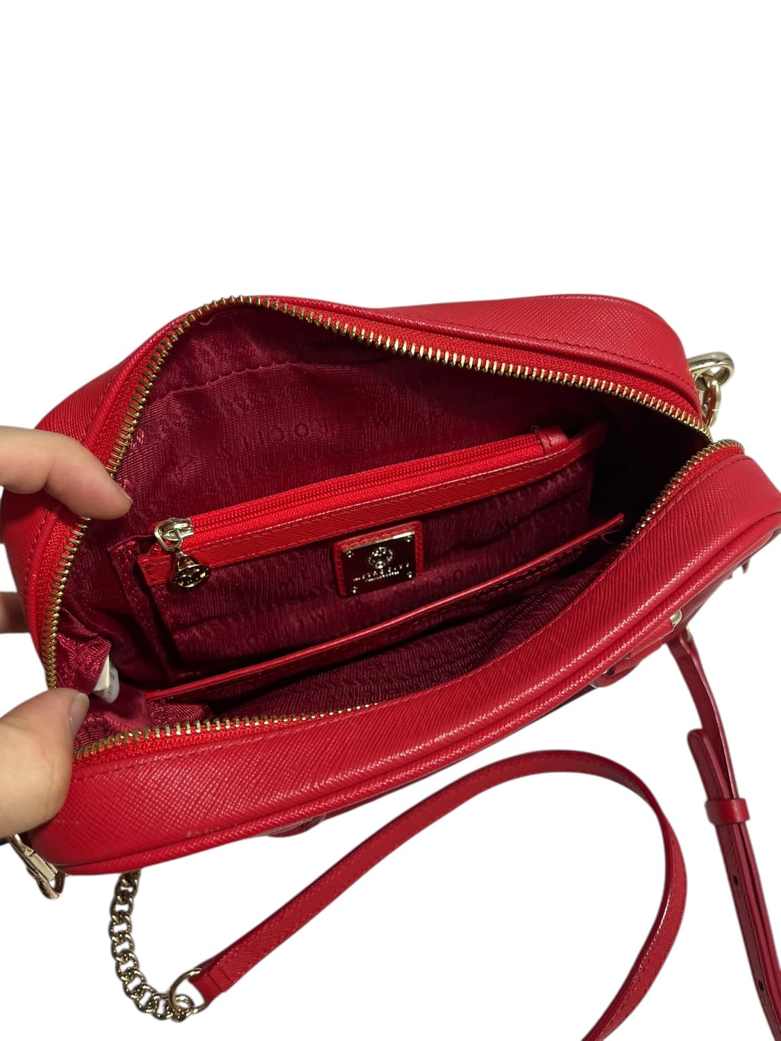 메트로시티 레드 사피아노 토트 크로스백 상품이미지3