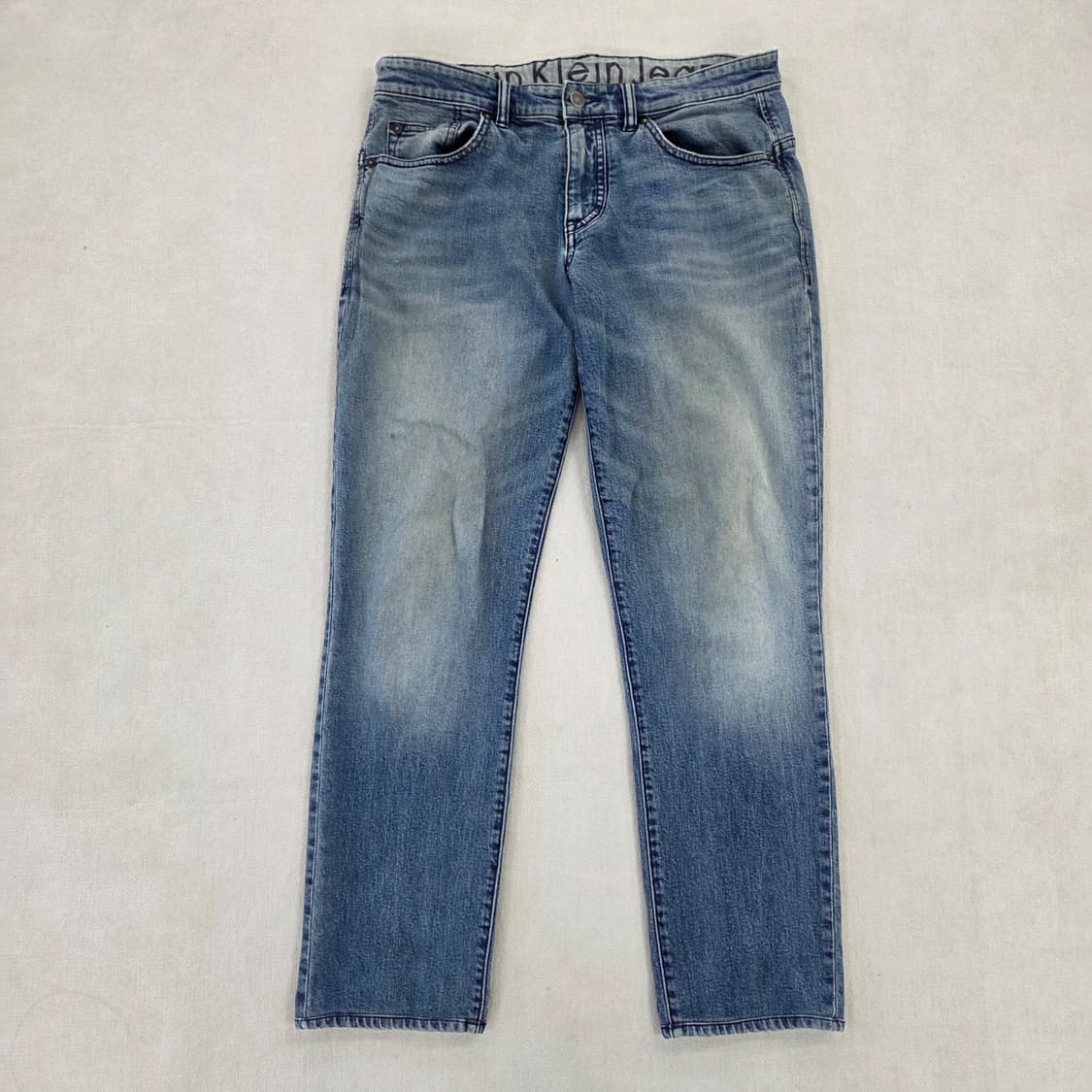 [76] 캘빈플라인 데님 워싱 청바지0219J 상품이미지1