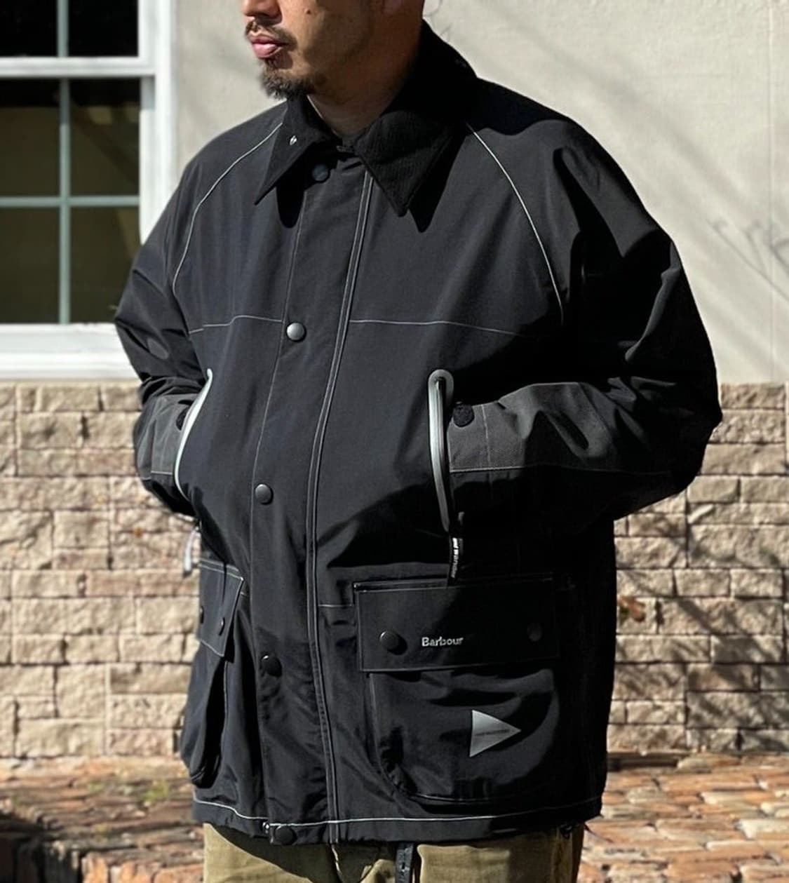 [L] 바버 앤드원더 3L 자켓 블랙 상품이미지1