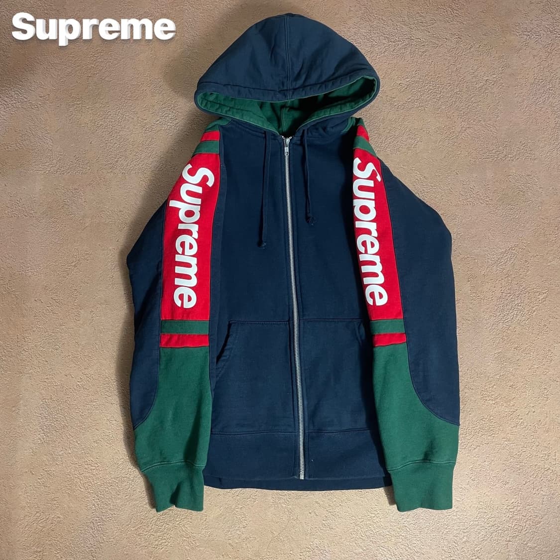 [M] 슈프림 기모 후드집업 (새상품급) 상품이미지1