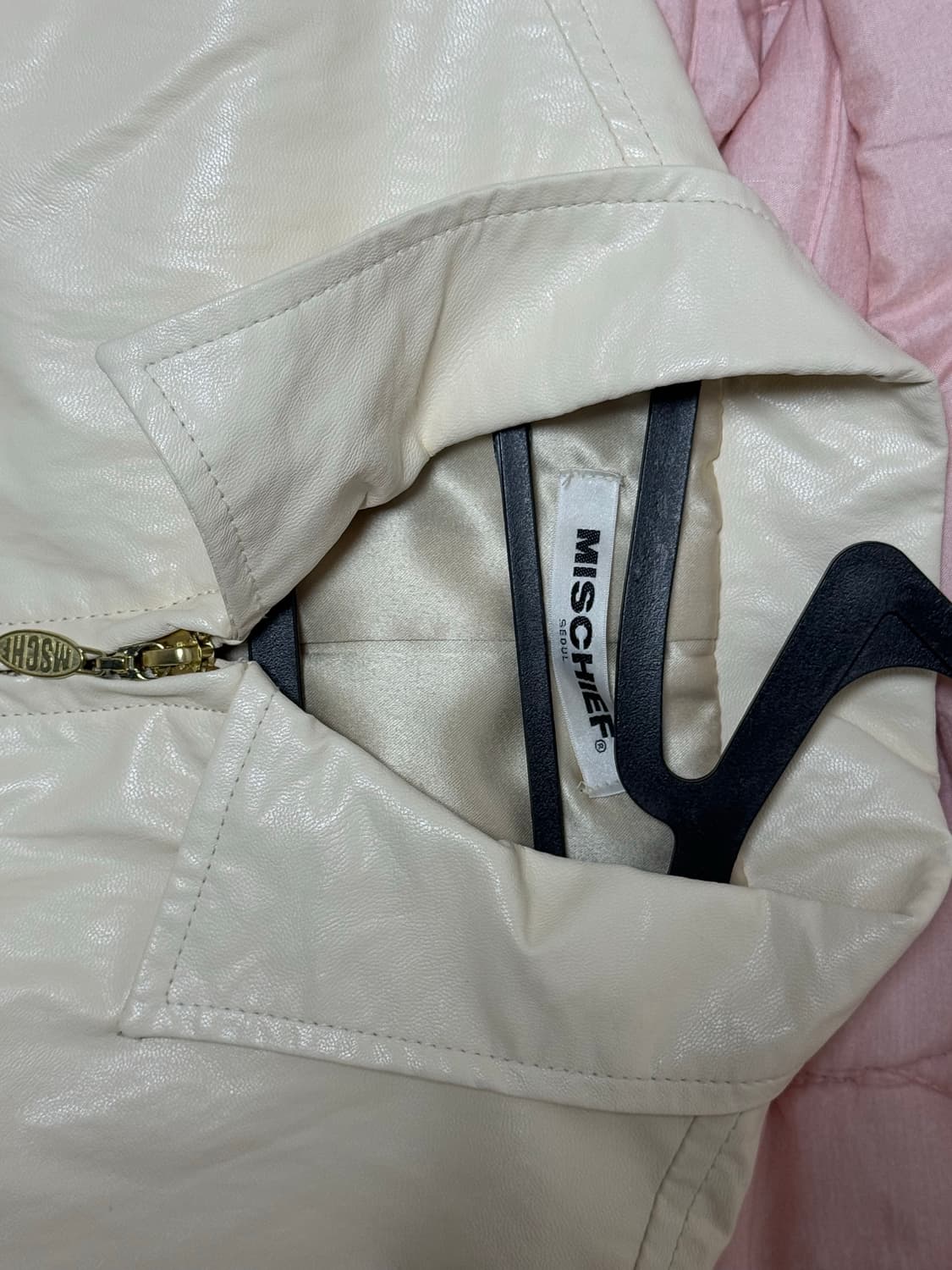 미스치프 레더 자켓 상품이미지4