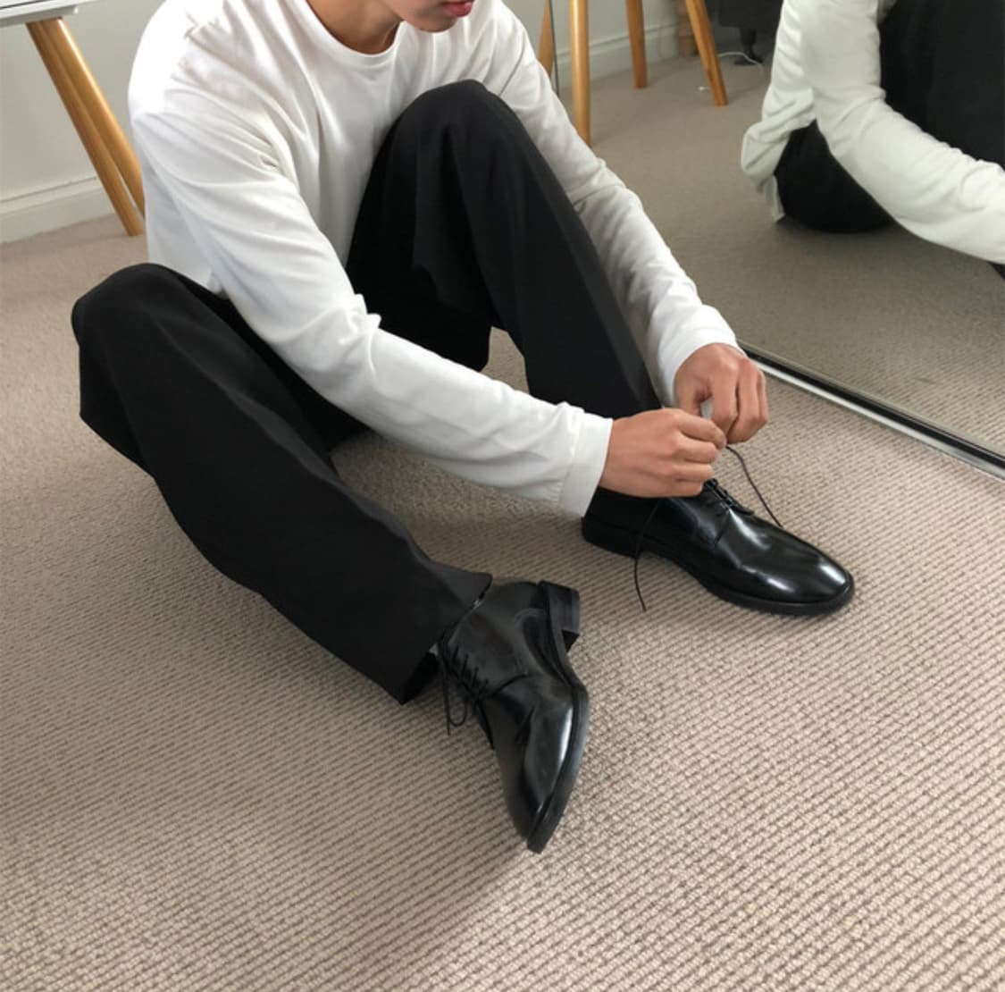 유루이 메이드 소가죽 더비슈즈 240 size (수수료 무료) 상품이미지1