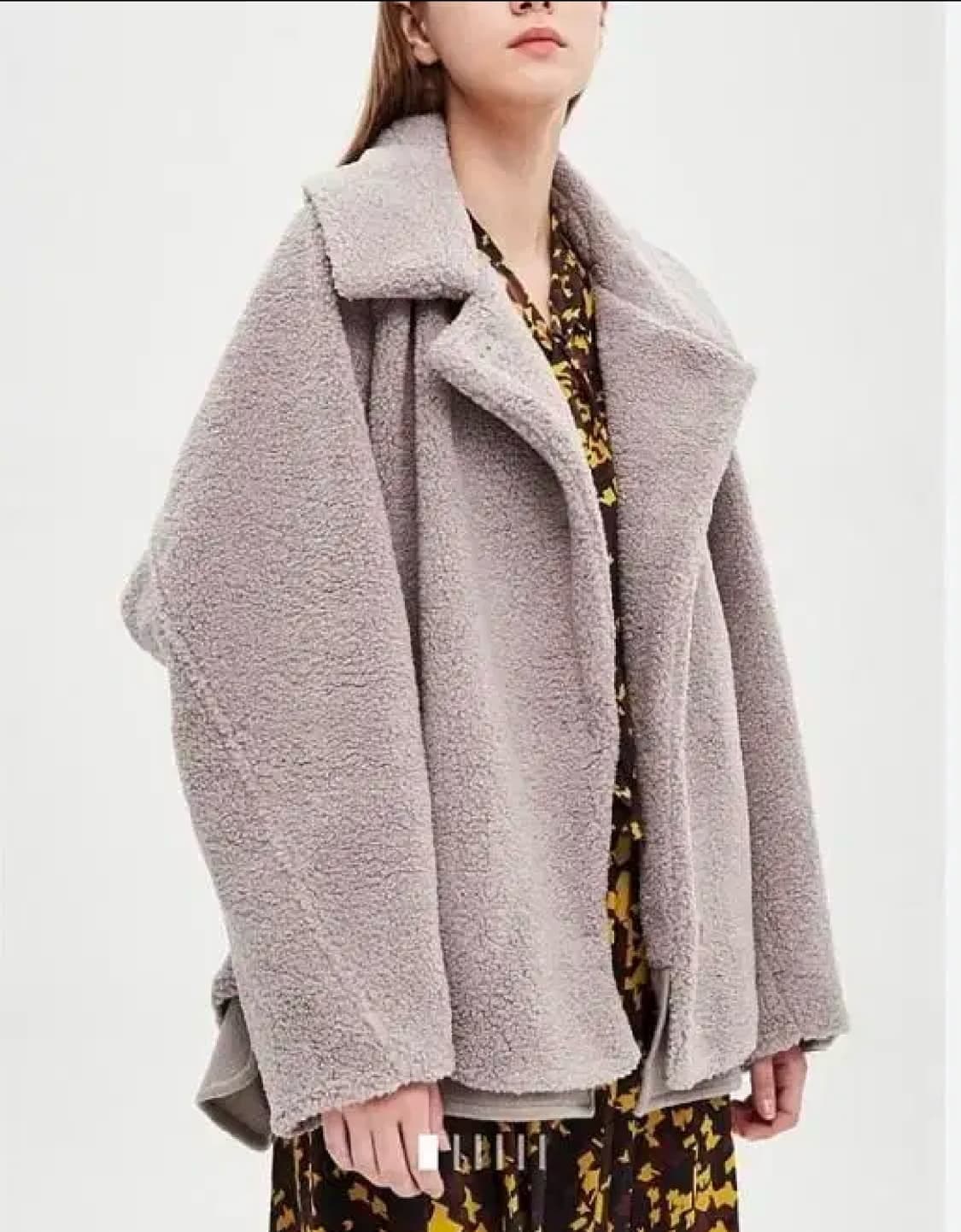 TIME 타임 포스트모던 뽀글이 플리스 자켓 상품이미지1