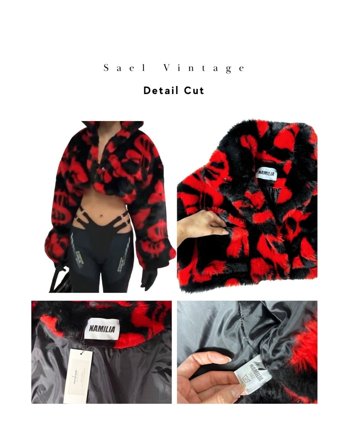 NAMILIA Dick Dollar Monogram Fur Jacket 상품이미지8
