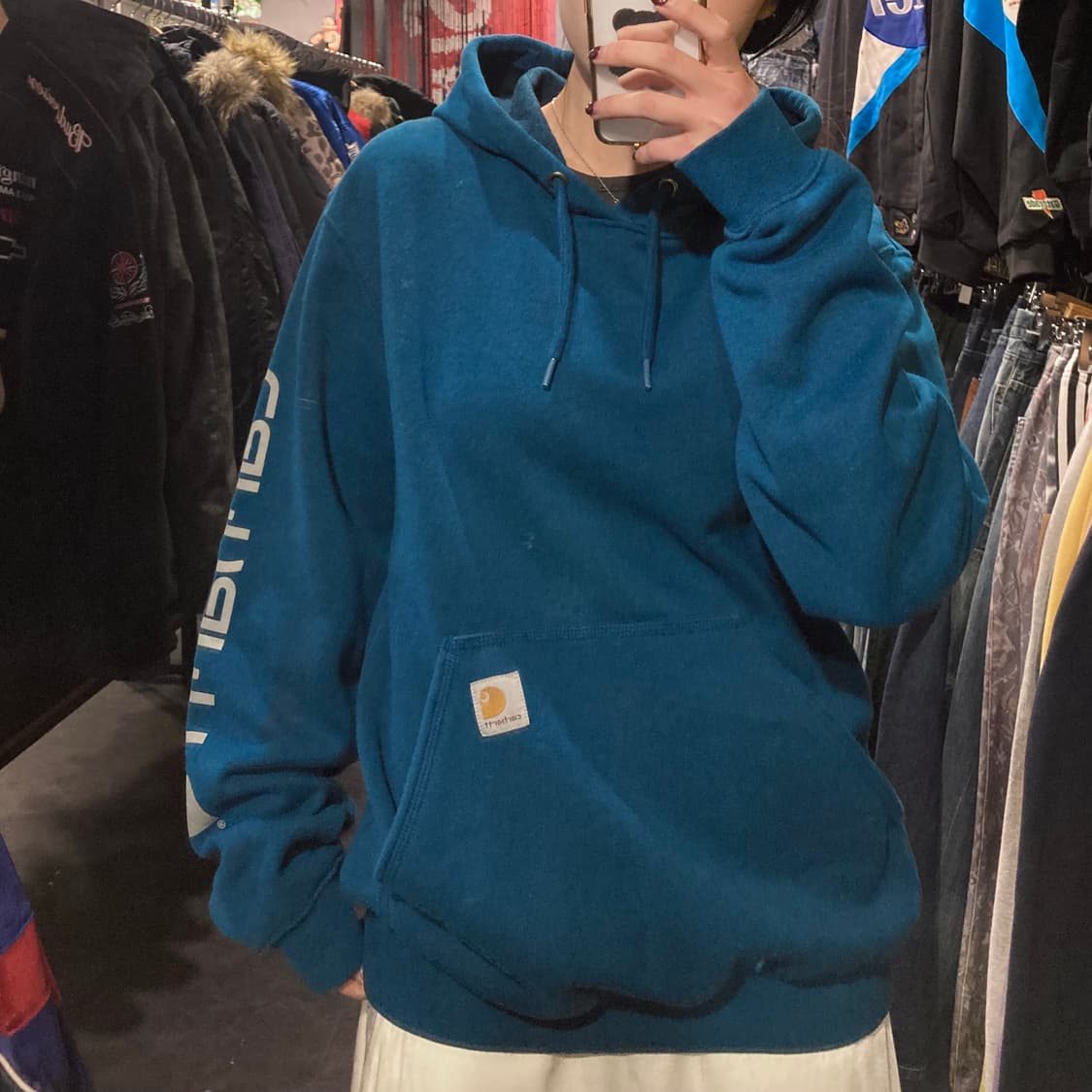 [IM]칼하트 후드티 틸그린 상품이미지3