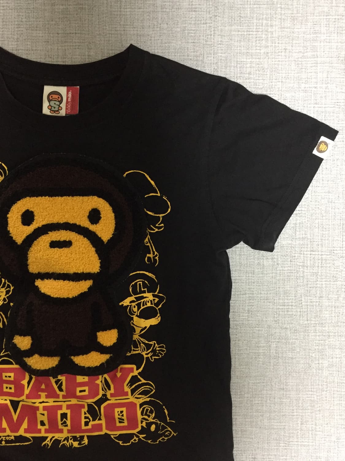 Bape 베이프 핀터깔y2k 딱붙핏 마일로 반팔티셔츠 상품이미지2