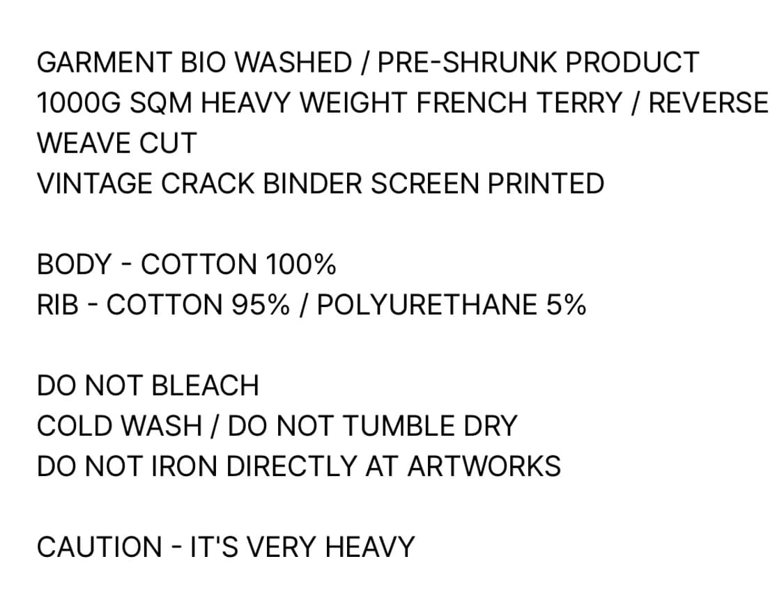랄 RAR 헤비웨이트 백로고 후드 상품이미지6