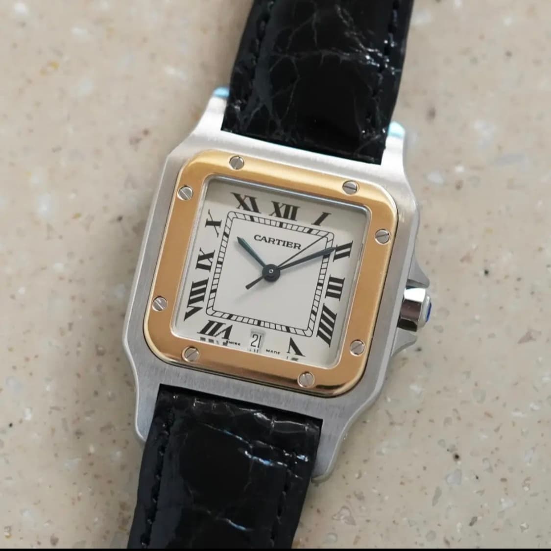 까르띠에 산토스 갈베 콤비 LM 라지사이즈 상품이미지5