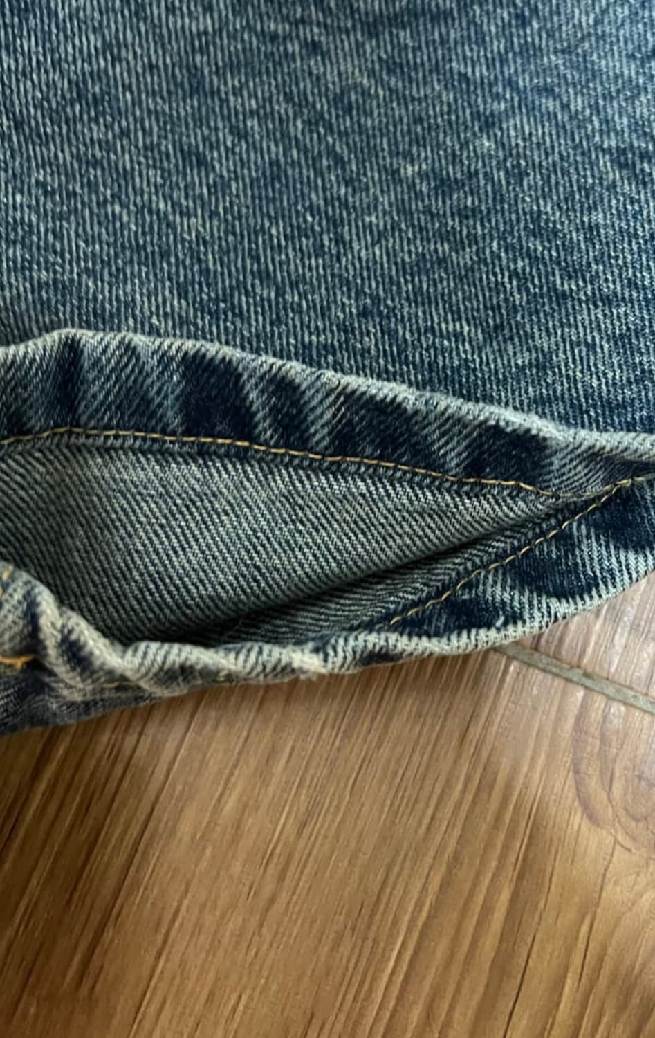 해칭룸 커브드진 빈티지 블루(3) 상품이미지5