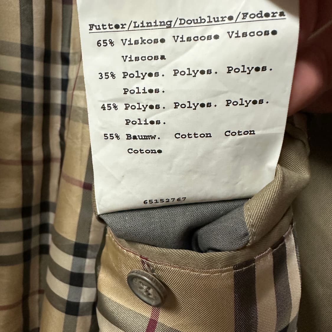 버버리 코트 베이지 100-105 상품이미지5