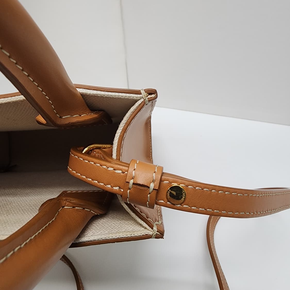 전시품급 셀린느 카바스 미니 버티컬 토트백 숄더백 상품이미지6