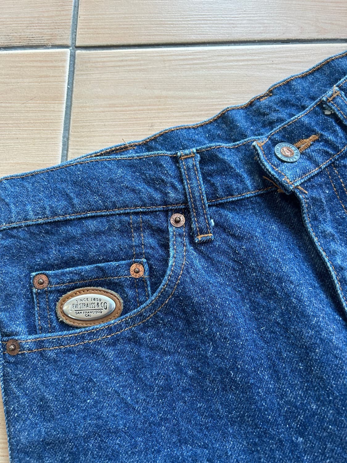 80‘s 재팬 리바이스 데님팬츠 31in 상품이미지3